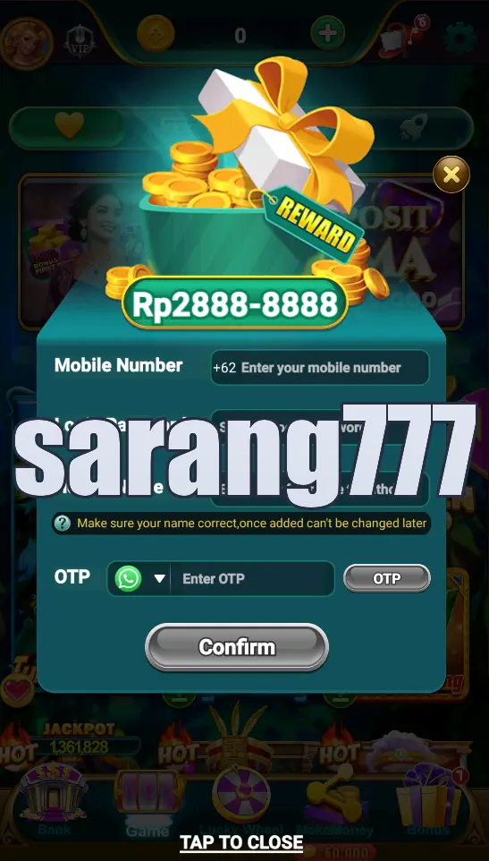 sarang777 Tangkapan Layar - APK Resmi